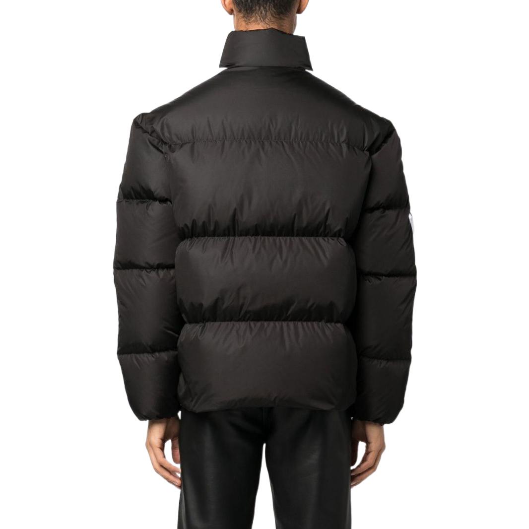 Palm Angels FW22 Classic Track Down Jacket 'Black White' PMED019C99FAB0011001