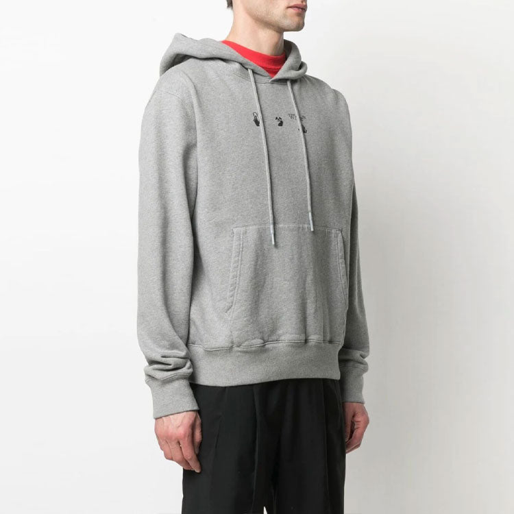 Off-White SS21 Arrows Arrow Pattern Printing Loose Fit Gray OMBB034S21FLE0060810