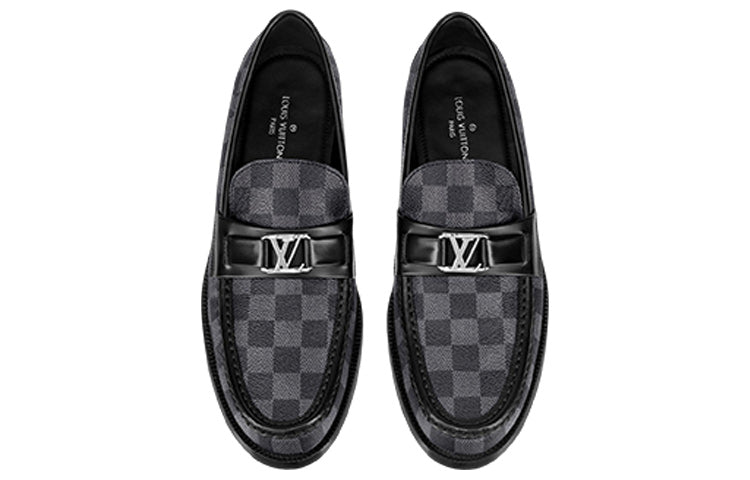 LOUIS VUITTON Major Loafers 'Grey' 1A40L1