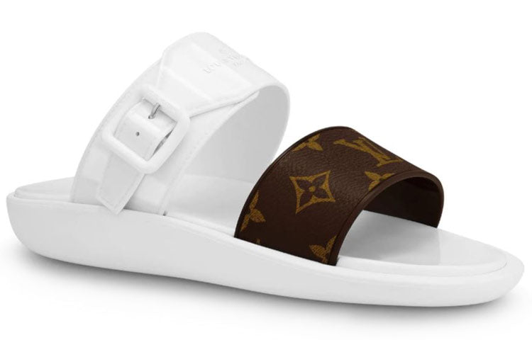 (WMNS) LOUIS VUITTON Sunbath Slides 'White' 1A66X3