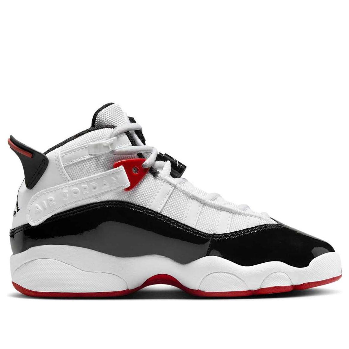 (GS) Air Jordan 6 Rings 'White Varsity Red Black' 323419-164