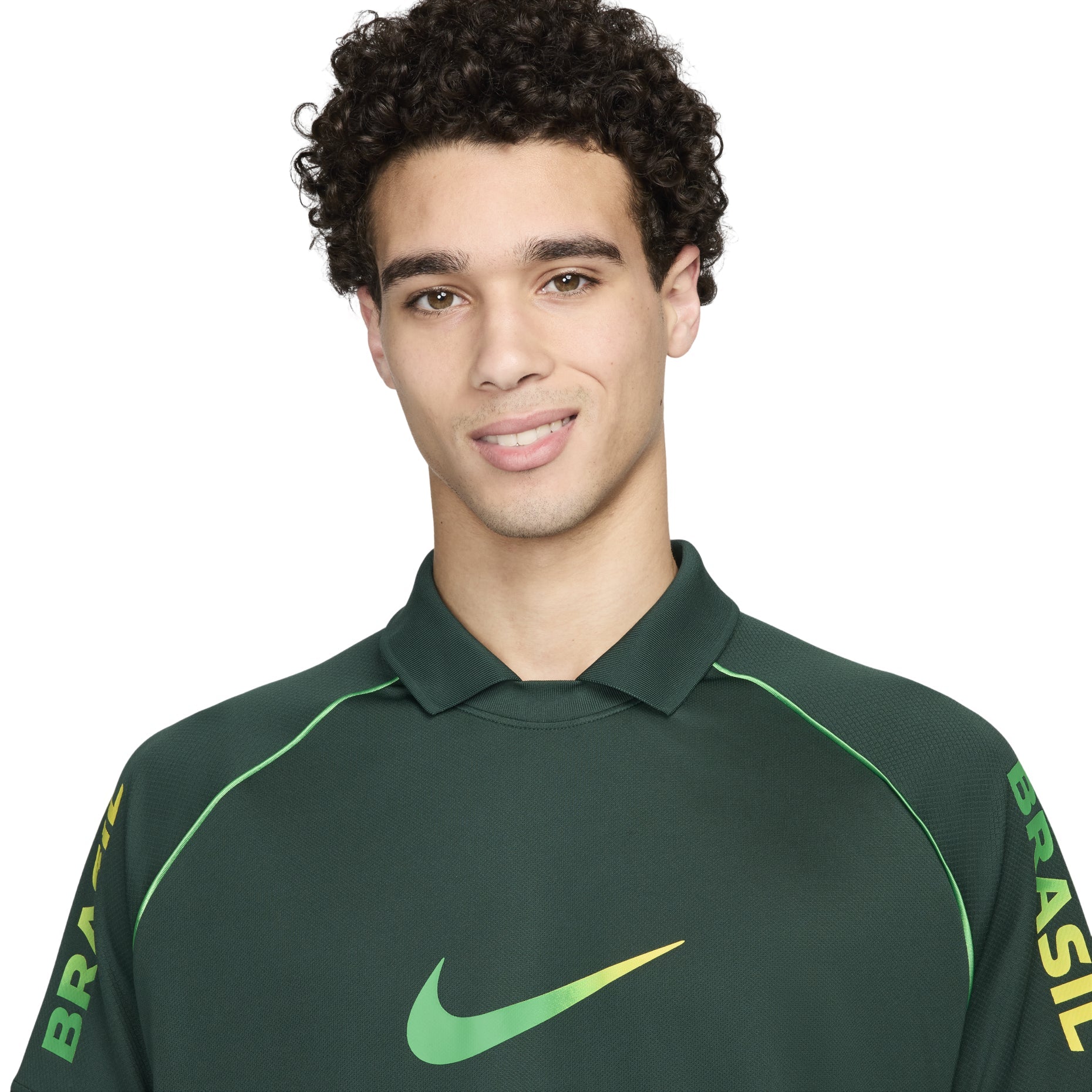 Nike Dri-FIT Brazil Football Polo Shirt 'Dark Green' FZ2949-397