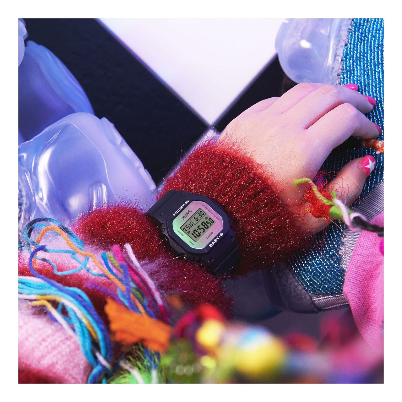 (WMNS) CASIO Baby-G Digital 'Black' BGD-565XG-2DR