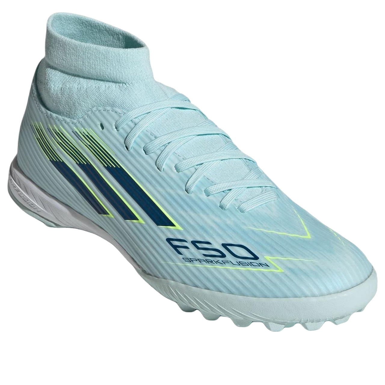 (WMNS) adidas F50 Sparkfusion League Mid Cut TF 'Ice Cold Precision Pack' JR9003