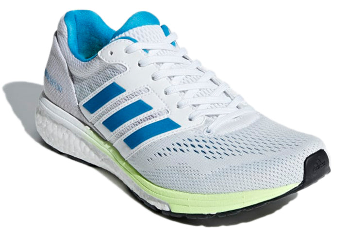 (WMNS) adidas Adizero Boston 7 'White Shock Cyan' B37385