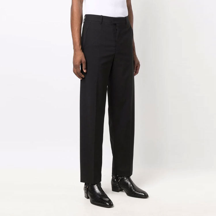 Men's Off-White FW21 Solid Color Casual Long Pants/Trousers Black OMCA196F21FAB0011000