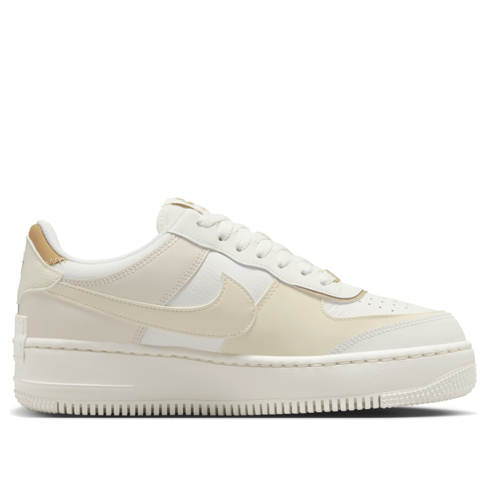 (WMNS) Nike Air Force 1 Shadow 'Sail Metallic Gold' DZ1847-108