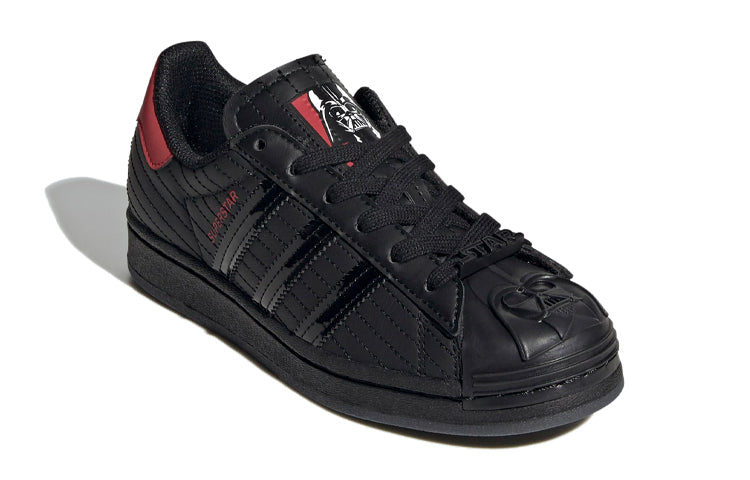 (GS) adidas x Star War Superstar J 'Black Red' FY0130