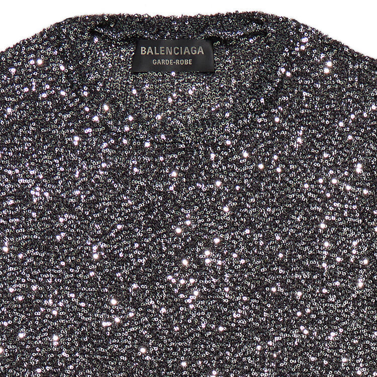 (WMNS) Balenciaga Fitted Sweater 'Grey' 771328T71961073