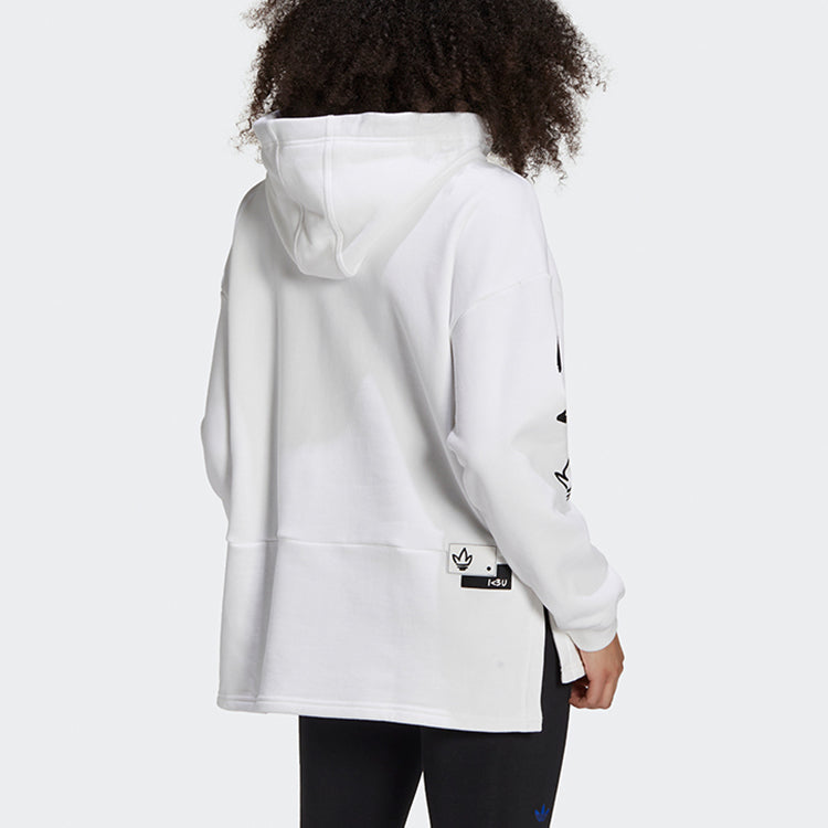 (WMNS) adidas originals Vday Hoodie 'White' H39033