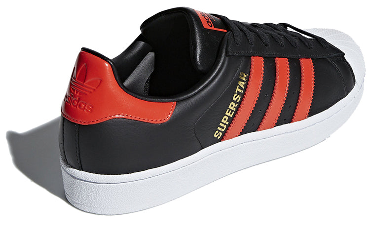 adidas Superstar 'Black Bold Orange' B41994