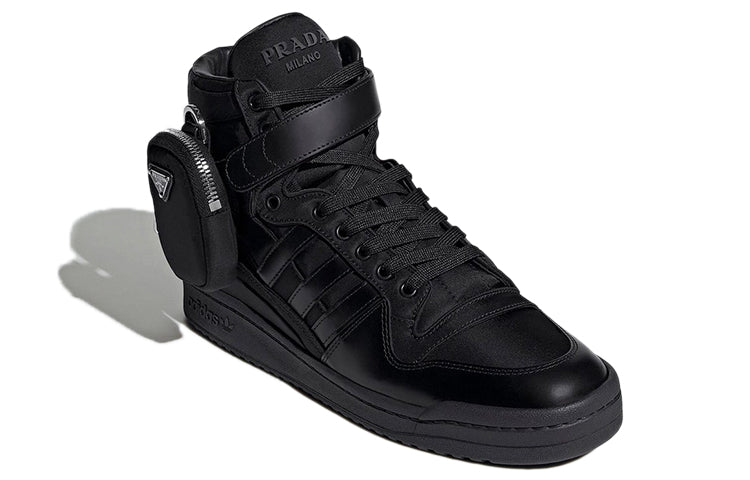 PRADA x adidas originals Unisex Forum High Sneakers Black 2TG193_3LJX_F0557
