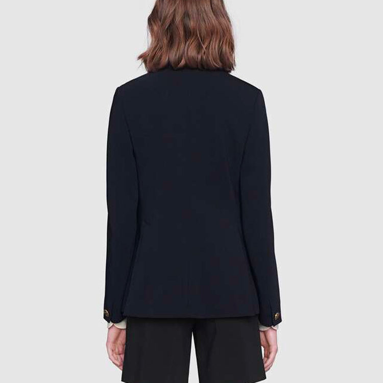 (WMNS) Gucci Cady Viscose Tailored Jacket 'Black' 619262-ZKR01-1000