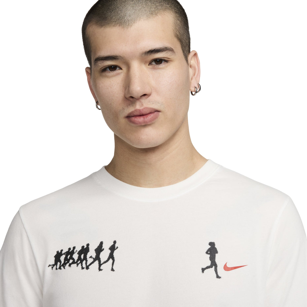 Nike Dri-FIT Running T-Shirt Asia Sizing 'Summit White' FV8393-121
