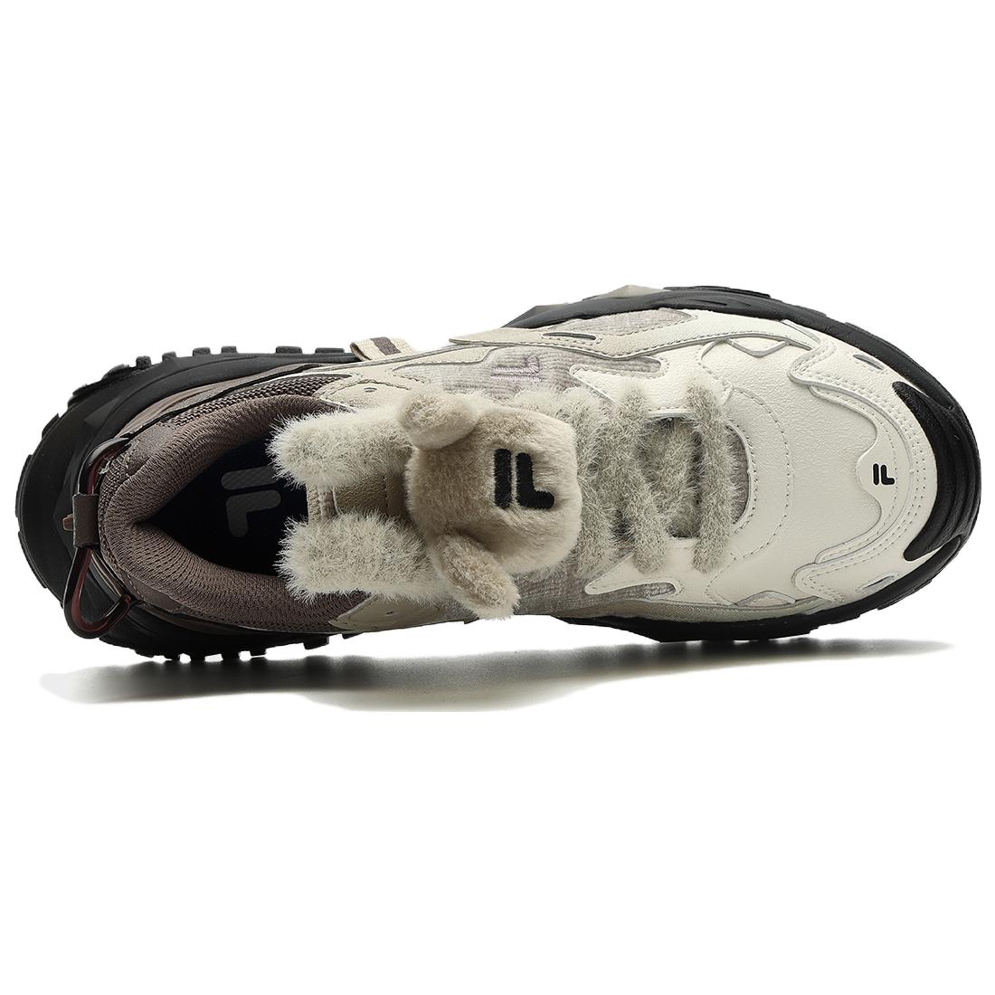 (WMNS) FILA FUSION BIANCO Sneakers 'White Grey Brown' T12W341302FGF