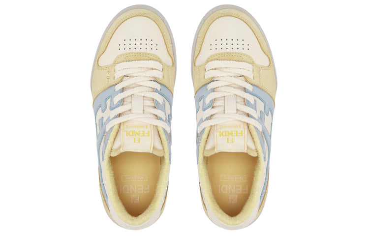 (WMNS) FENDI Match Low Top 'Pastel Yellow Blue' 8E8252AI1NF1H1F