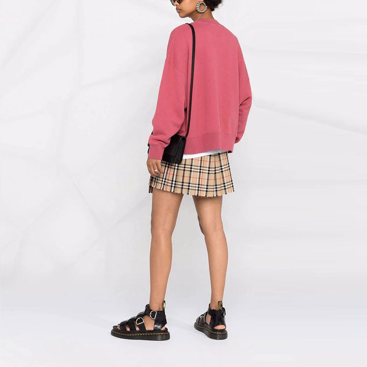 (WMNS) Palm Angels Teddy Bear Sweatshirt 'Punch Pink' PWBA017F21FLE0032860