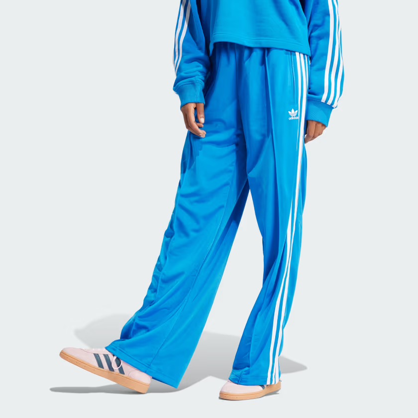 (WMNS) adidas originals Adicolor Firebird Loose Tracksuit Bottoms Asia Sizing 'Blue Bird' IP0633