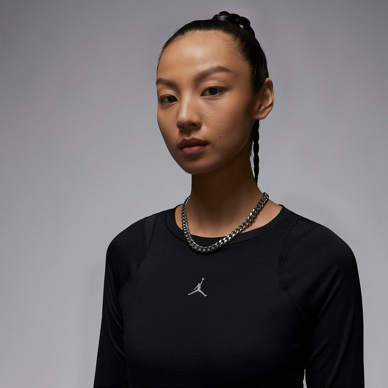 (WMNS) Air Jordan Long Sleeve Base Layer 'Black' FD7383-010