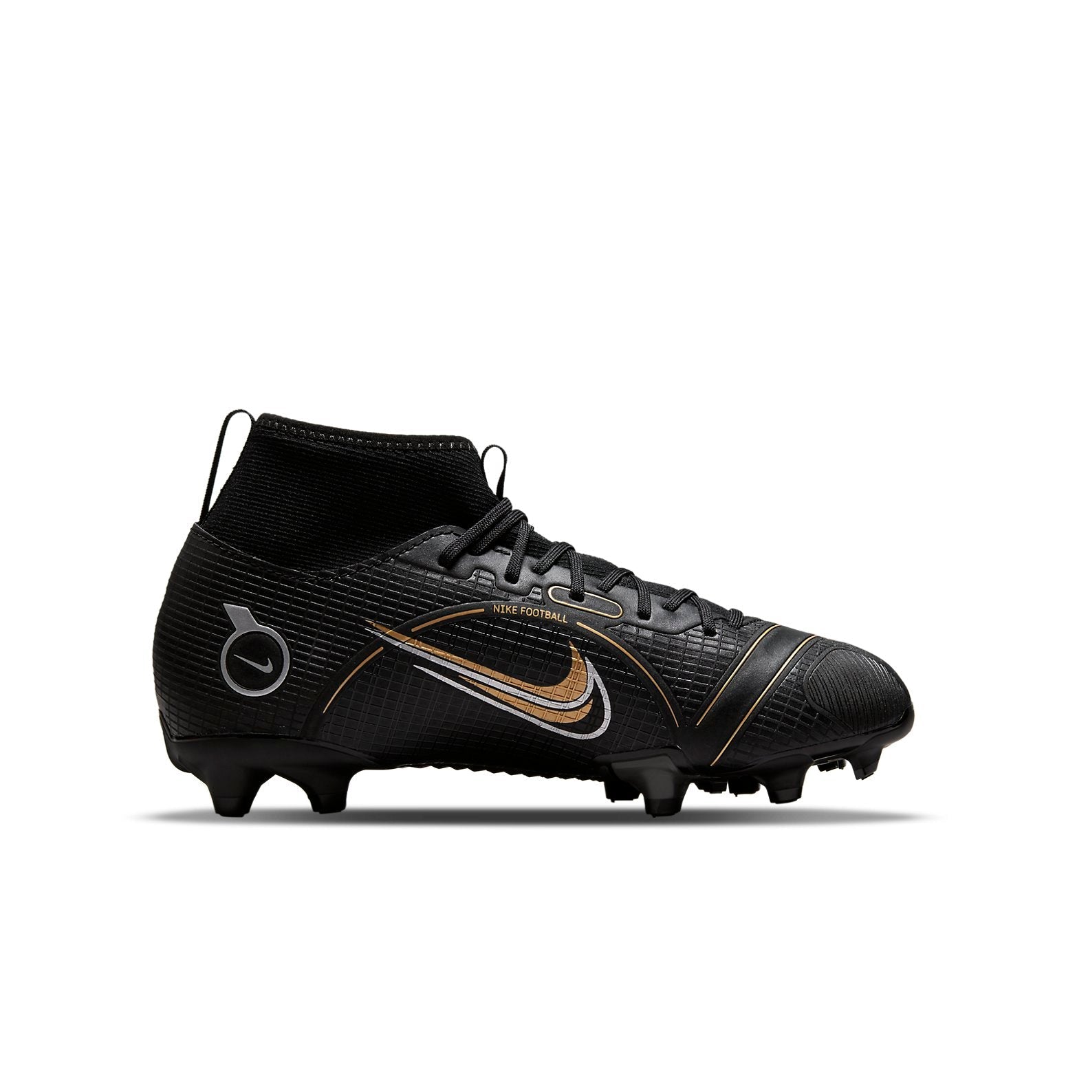 (GS) Nike Mercurial Superfly 8 Academy MG 'Black Metallic Gold' DJ2854-007