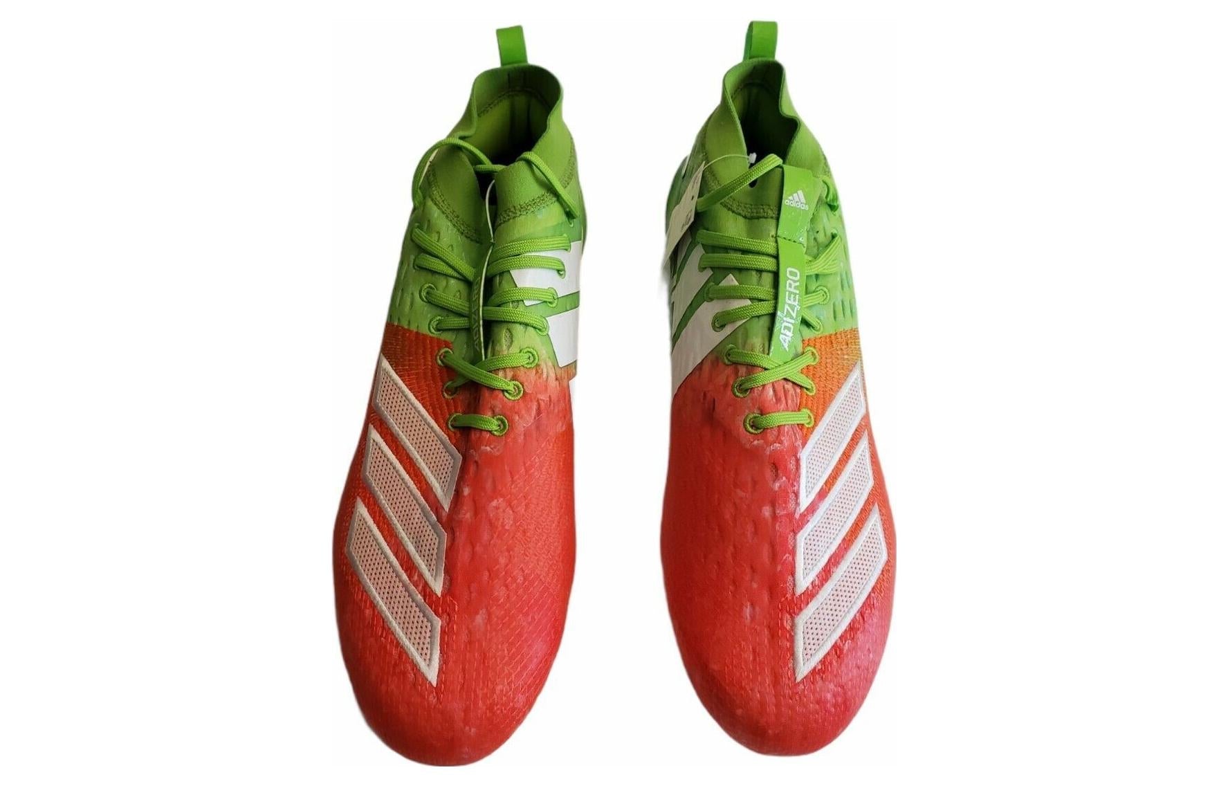 adidas Adizero 8.0 Football Cleats 'Green Red' F35081