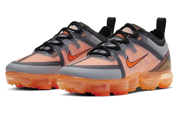 (GS) Nike Air VaporMax 2019 'Grey Total Orange' AJ2616-013