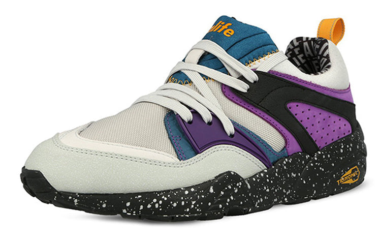 PUMA Blaze Of Glory X AlifeLow Top Sports Shoes Black/White/Purple 359800-01