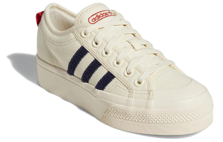 (WMNS) adidas Nizza Platform 'Cream White Night Sky' HQ1481