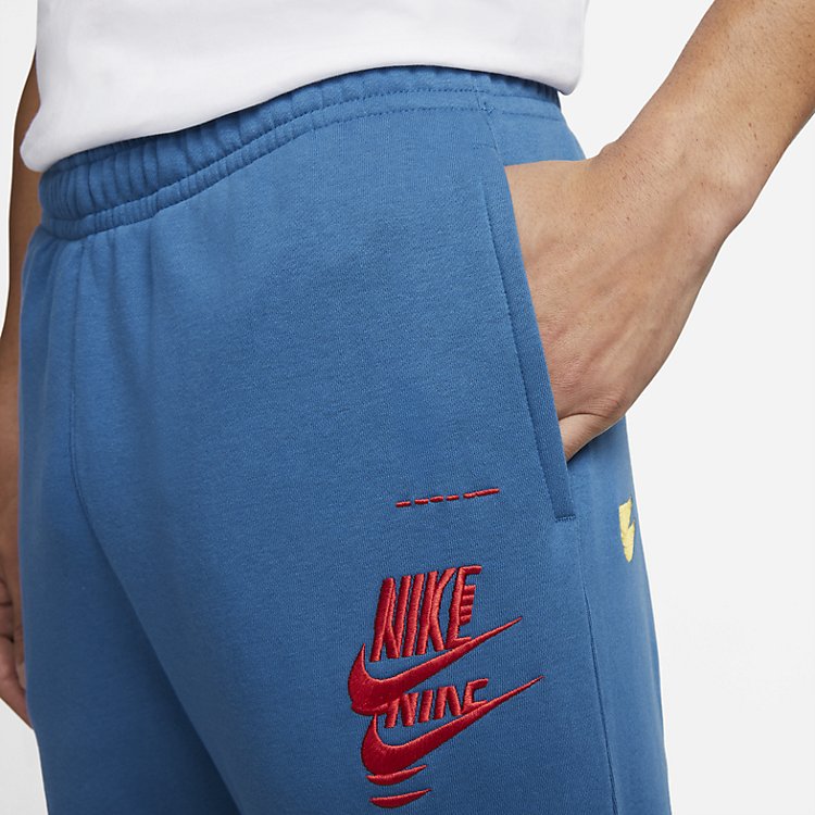 Nike Sportswear Sport Essentials+ Sweatpants 'Marine Blue Crimson' DM6871-407