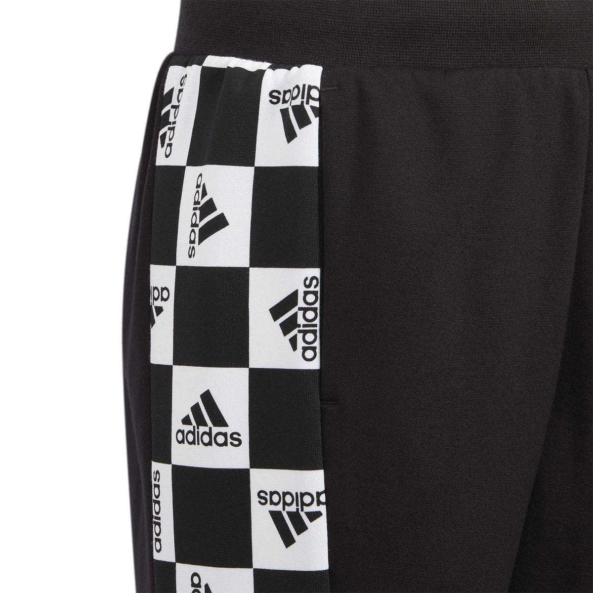 (PS) adidas Logo Training Pants 'Black White' HM5197