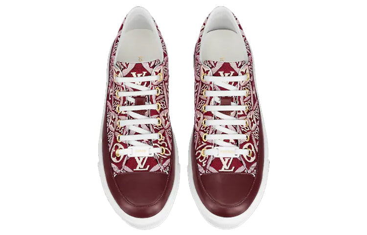 (WMNS) LOUIS VUITTON Stellar Sneakers 'White Red Monogram' 1A8DDN
