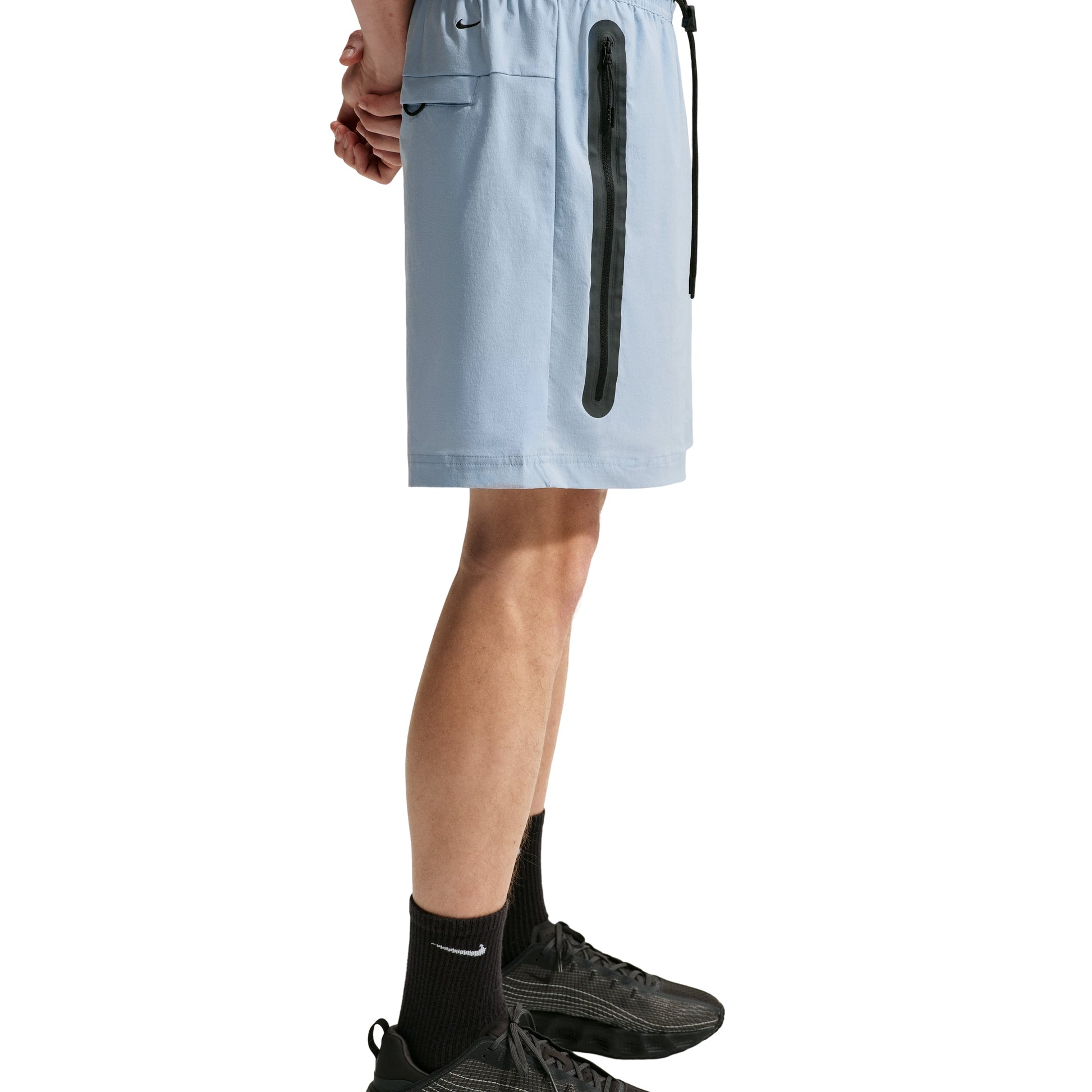 Nike Tech Woven Shorts 'Light Armory Blue Black' HQ0470-440