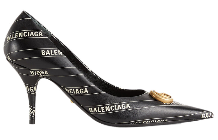 (WMNS) Balenciaga x Gucci The Hacker Project Knife Pumps 'Black' 680760-ULR00-1146
