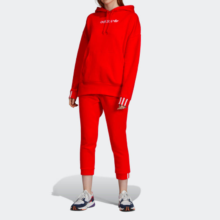 (WMNS) adidas originals Sports Hoodie Bright Pink DU7183