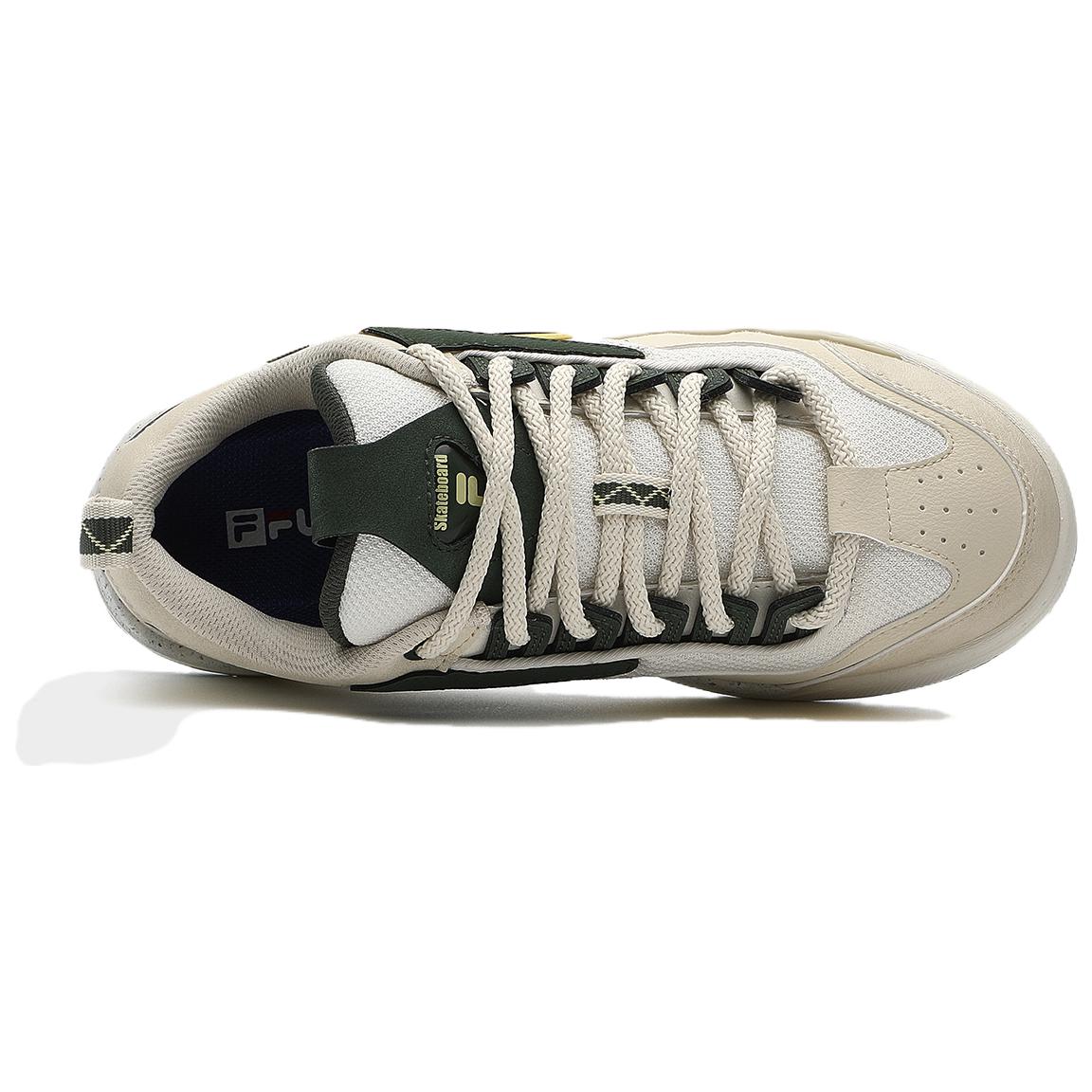 (WMNS) FILA FUSION Nollie Sneakers 'Beige Black White' T12W332301FWB