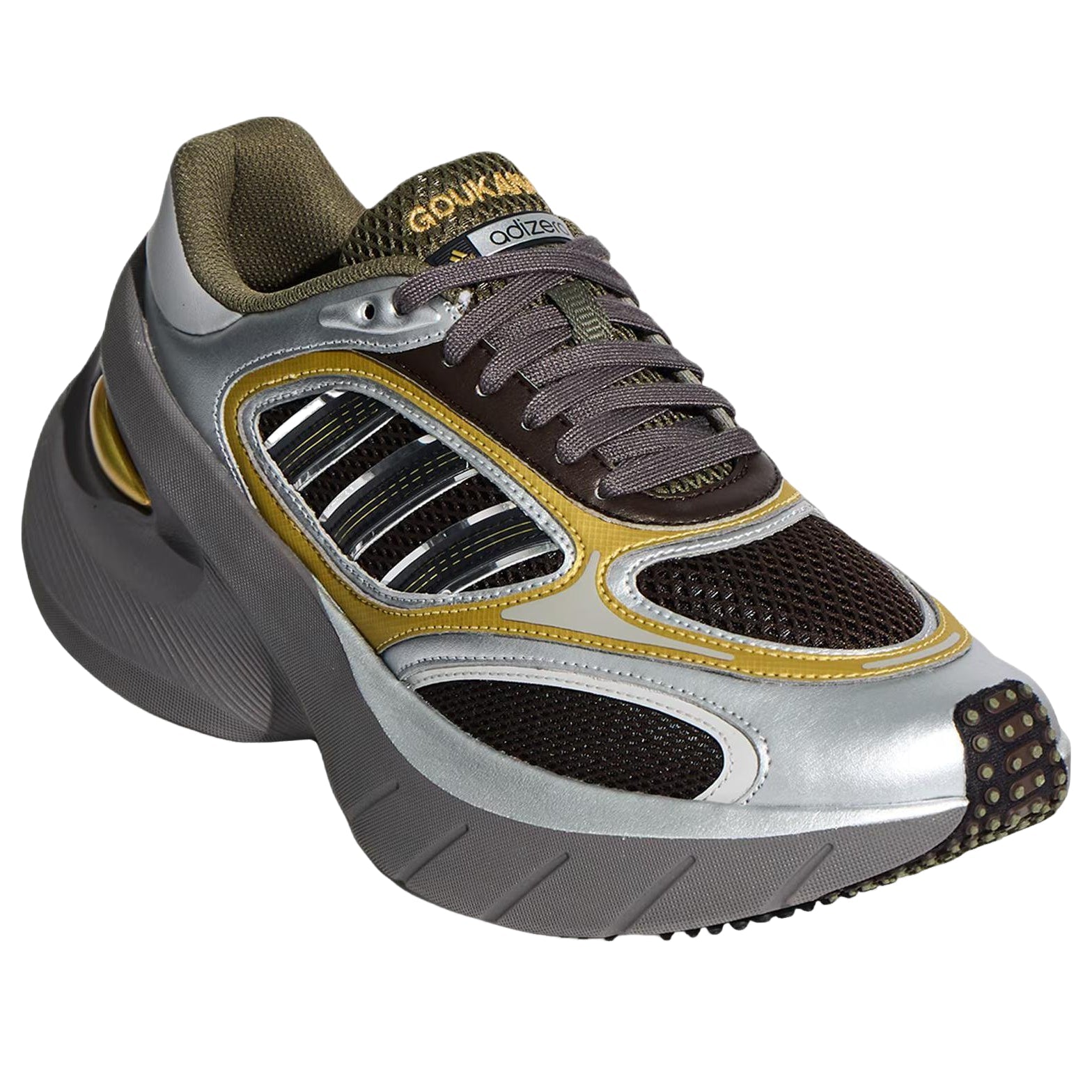 adidas Adizero Goukana 'Silver Metallic Dark Brown Gold' KJ5375