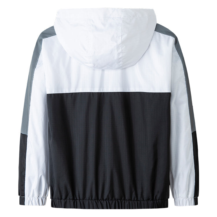 (PS) Air Jordan Color-Block Jacket 'White Black' JD2212015GS-001