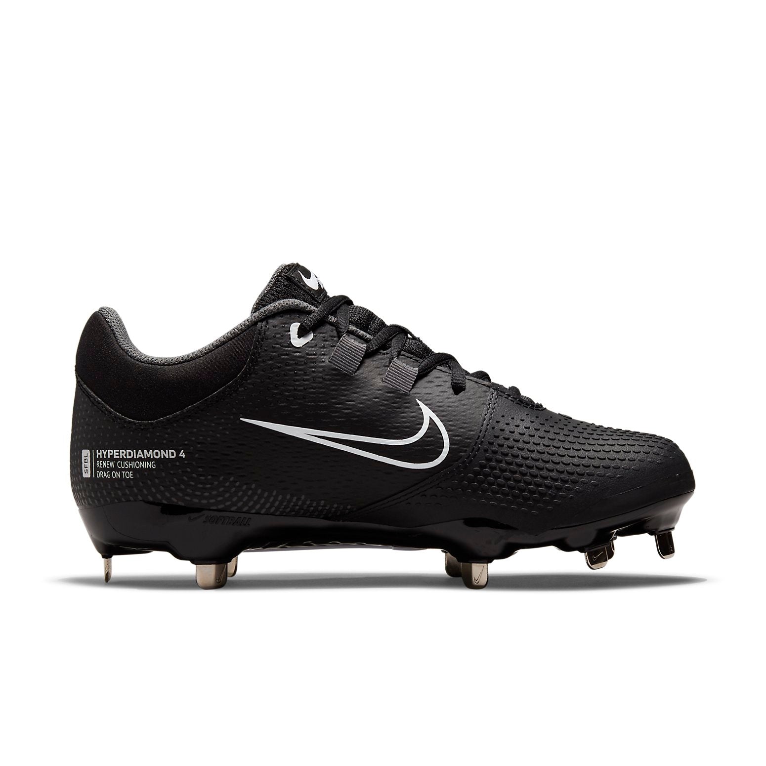 (WMNS) Nike Hyperdiamond 4 Pro 'Black Dark Grey' CZ5920-005