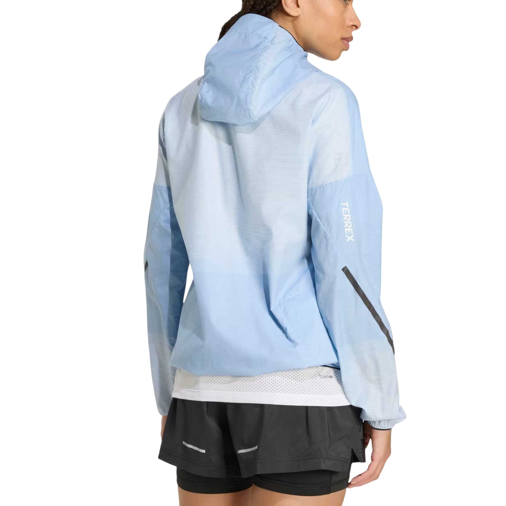(WMNS) adidas Terrex Xperior Clima365 Light Windweave Jacket Asia Sizing 'Ray Blue Crystal Sky' KA2370