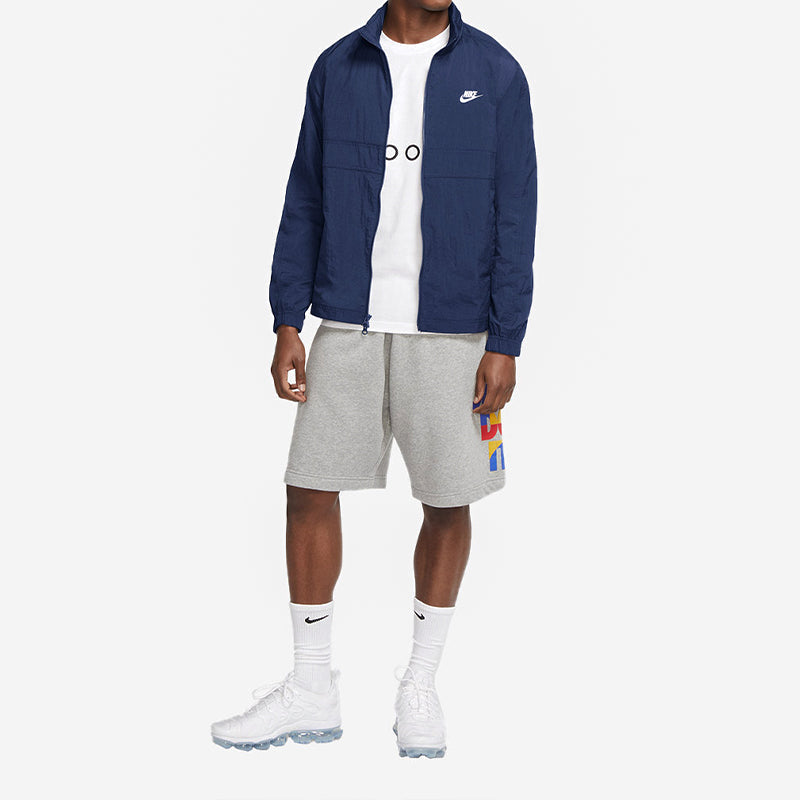 Nike Sportswear Stand-up Collar Jacket Male Blue CU4310-410