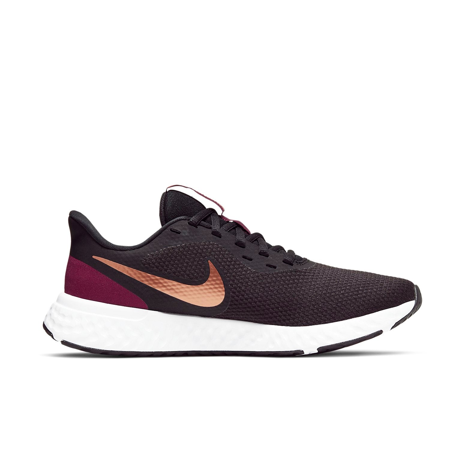 (WMNS) Nike Revolution 5 Black/Purple/Gold BQ3207-003