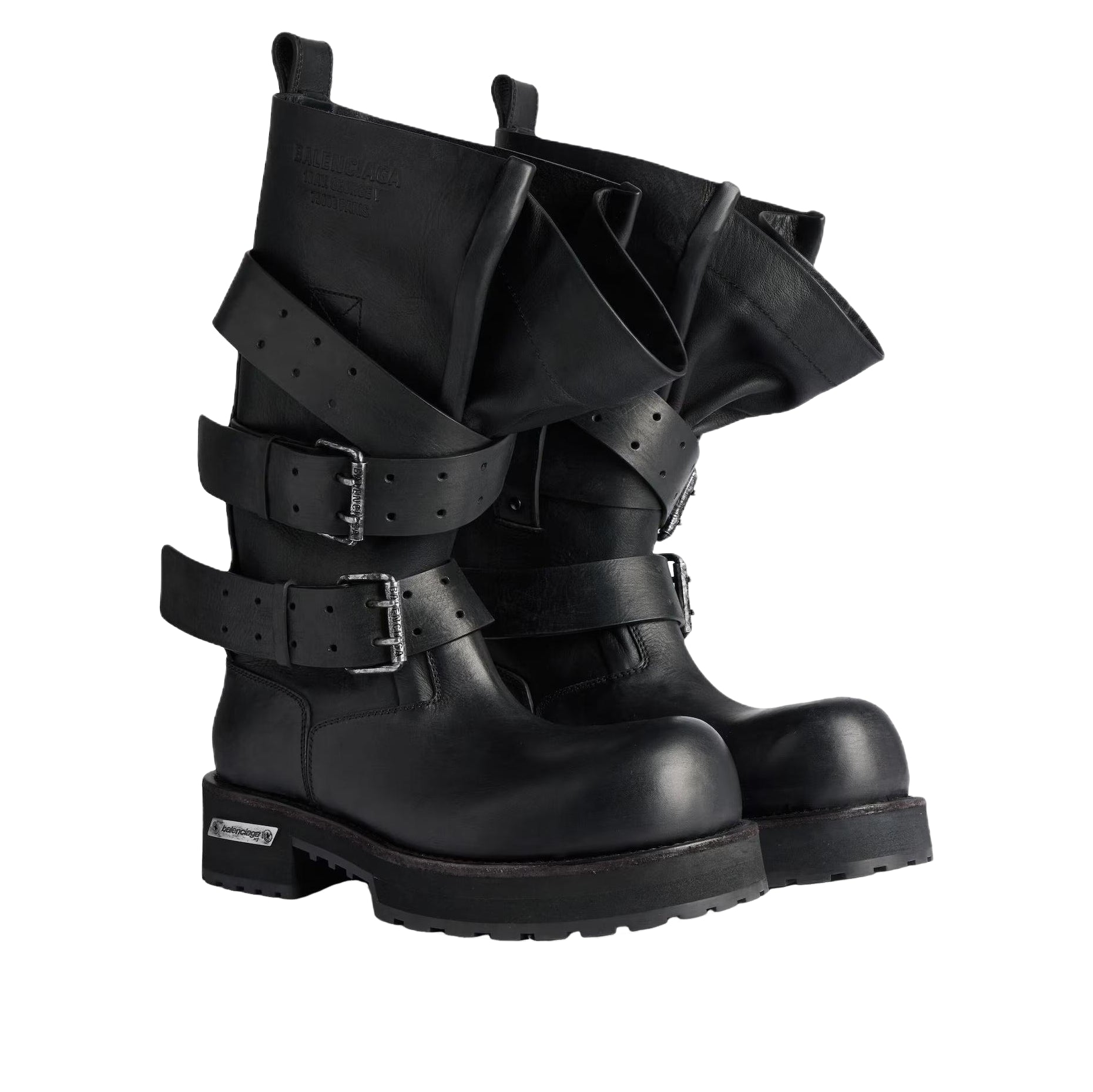 (WMNS) Balenciaga Venom High Boot 'Black' 833594WBEQ11000