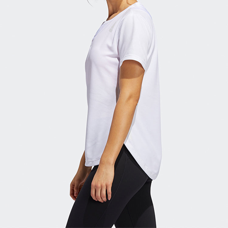 (WMNS) adidas Trg Tee H.rdy Sports Short Sleeve White FK9614