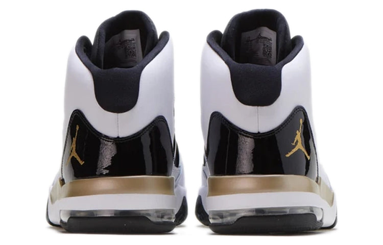 Air Jordan Max Aura 'White Black Gold' AQ9084-107