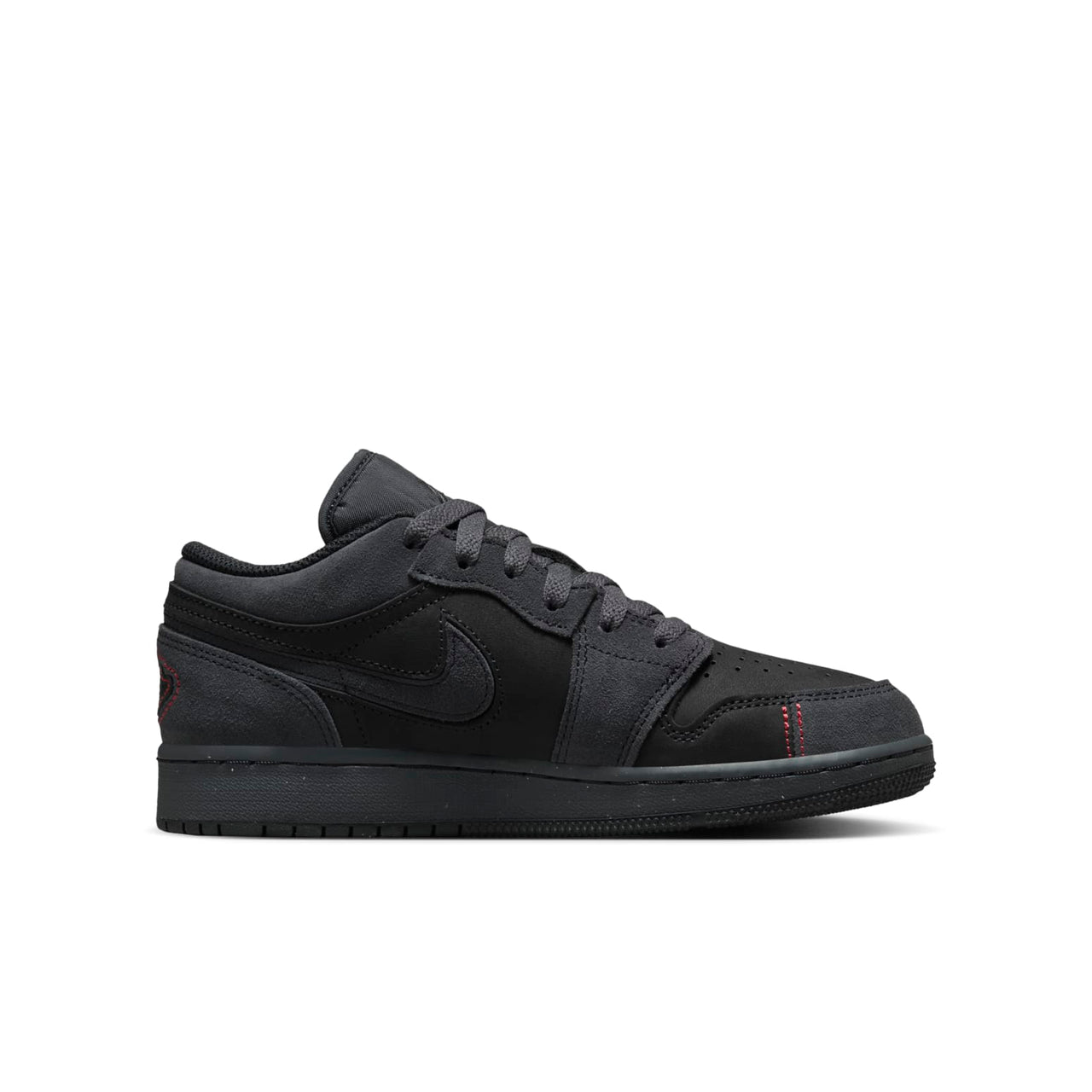(GS) Air Jordan 1 Low SE Craft 'Dark Smoke Red' FQ7757-001