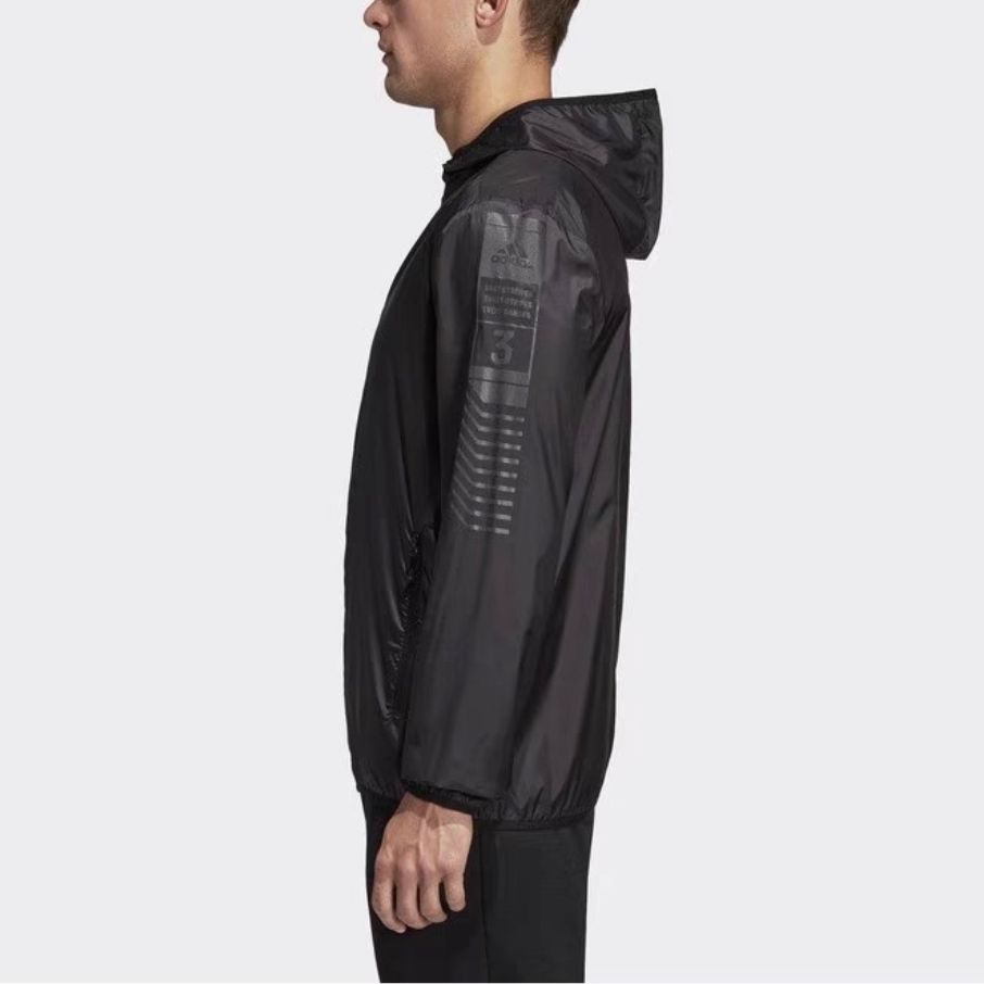 adidas ISC Woven Jacket Asia Sizing 'Black' DX0443