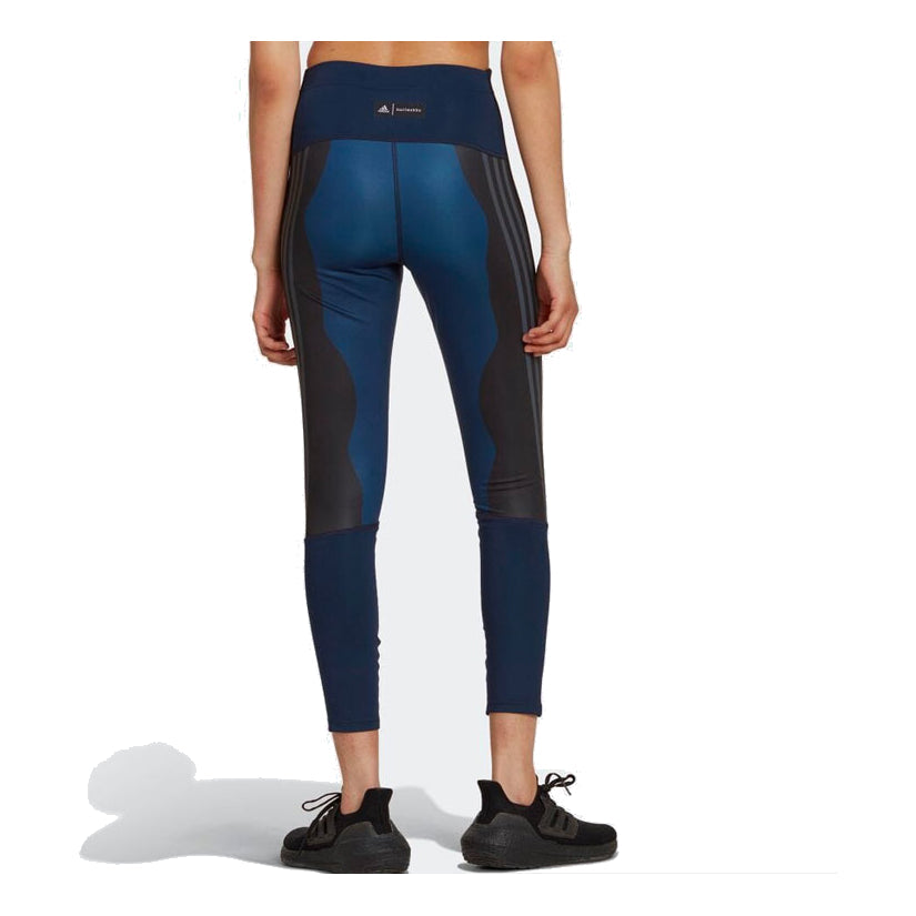 (WMNS) adidas Marimekko Run Icons 3-Stripes 7/8 Running Leggings Asia Sizing 'Navy' HH7315