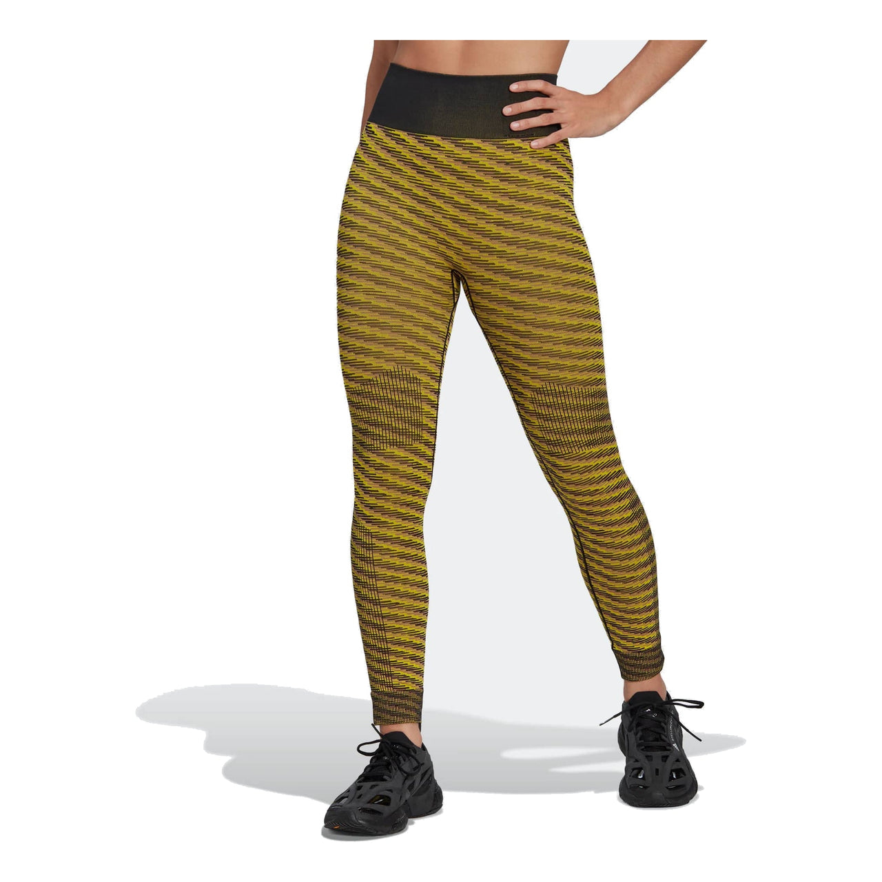 (WMNS) adidas by Stella McCartney Knit Training Pants 'Green' HI6049