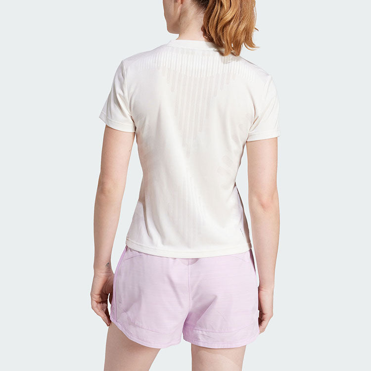 (WMNS) adidas Hiit Airchill Training T-shirt Asia Sizing 'White' IY5088