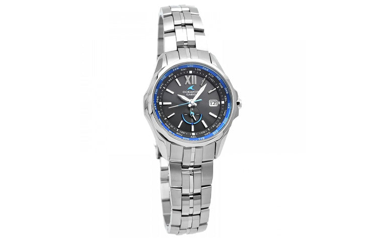 Casio Oceanus Analog Watch 'Silver Black Blue' OCW-S340-1AJF